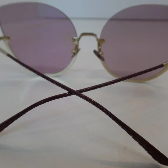 BOTTEGA VENETA Made Italy BV02045 004 New Elegant Sunglasses Purple Colored Lens - Picture 7 of 15